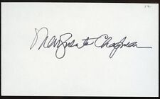 Marguerite Chapman d1999 signed autograph 3x5 Cut American Film & TV Actress picture