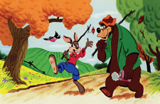 Song of the South Splash Mountain Brer Bear Rabbit Vintage Illustration Poster picture