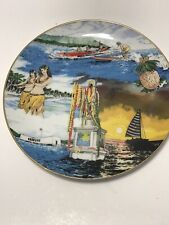 Hawaiin Souvenir / Advertising Plate White Rodgers Emerson - FANTASTIC FOR AGE picture
