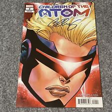 Children of the Atom 2 Cyclops Lass Variant Signed Bernard Chang Autograph picture