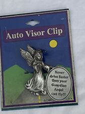 Camco Never Drive Faster Than Your Guardian Angel Can Fly  Visor Clip picture