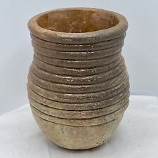 Navajo Clay Coiled Pot 5” Tall Louise Rose Goodman Artist Water Damage picture