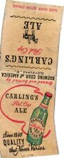 Carling's Red Cap Ale, Since 1840 Quality, Vintage Matchbook Cover picture