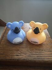 Limited Edition Set 2” Outback Steakhouse Exclusive Koala Bear Rubber Ducks “New picture