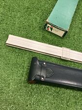 Vintage K&E Keuffel & Esser 68 1608 / 1613 Slide Ruler Green Leather Case W/ Box picture