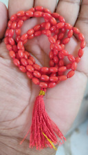 Natural Red Coral Mala Moonga mala 109 beads for spiritual growth and healing picture