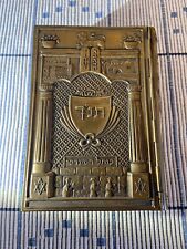 1954 Vintage Bible  With Pictures Metal Case picture