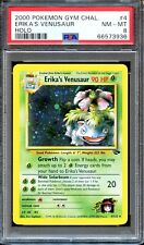 PSA 8 Erika's Venusaur 4/132 Gym Challenge Unlimited Pokemon Card NEAR MINT Holo picture