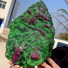 13.03LB Natural green Ruby zoisite (anylite) crystal Chakra Healing Energy picture