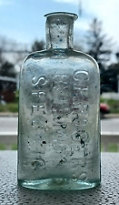 Rare C.P. Rogers Specific Baltimore Aqua Pontiled Medicine Circa 1850s picture
