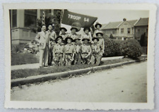 Troop 54 of the Boy Scouts Uniform Portrait - July 1937 Vintage Photograph picture