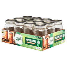 Wide Mouth Mason Jars, Quart , Box of 12 picture