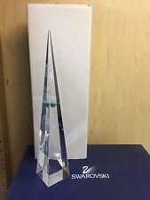 Swarovski Crystal 1997 Hong Kong Art Object Tower Obelisk NEW IN BOX picture