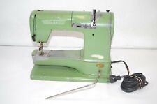 Vintage ELNA Supermatic Sewing Machine Military Green  picture