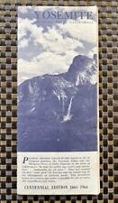 Yosemite National Park Brochure 1964 California NPS Service Centennial Edition picture