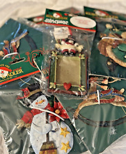 LOT OF 24 NOS Kurt Adler HOLIDAY CHRISTMAS Ornaments Santa Rocking Horse Snowman picture