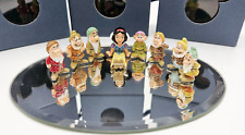 New Disney Arribas Brothers Swarovski Snow White & Seven Dwarfs Mini Figures Set picture