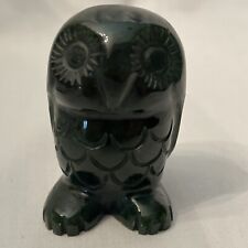 Carved Jade Small Owl Figurine picture