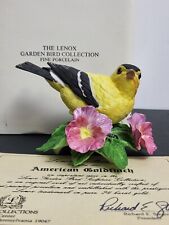 Lenox American Goldfinch Bird with COA Garden Bird Collection Fine porcelain  picture