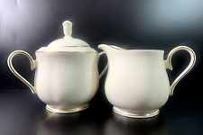 Lenox Courtyard Gold - Fine China Creamer and Covered Sugar Set picture