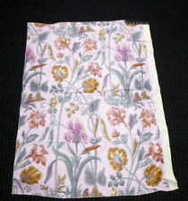 Vtg 70s Donghia Large Fabric Sample Lancaster Gardens Lavender Floral 27x36 picture