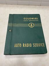 1948 Colonial Radio Corporation Dealer  Service Book picture