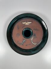 Art Pottery Seed Pot Incense Burner SIGNED Southwest Hand Painted Kokopelli picture