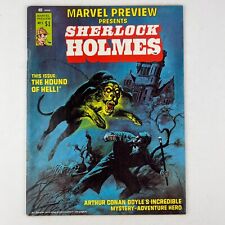 Marvel Preview #5 Presents Sherlock Holmes Hound Of Hell Issue Comic Magazine picture