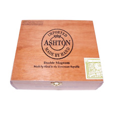 Ashton Double Magnum Cedar Aged Empty Wooden Cigar Box 8
