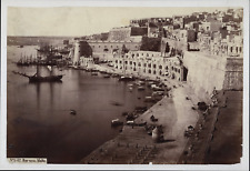 Giorgio Sommer, Malta, Baracca Vintage Albumen Print 17.5x2 picture