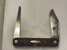 Vintage RARE 1950s Western USA Boulder CO Ranger Large Folding Knife/SAW. NICE picture