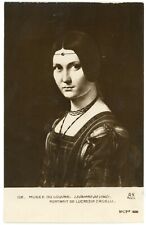 Lucrezia Crivelli Painting By Leonardo da Vinci, Louvre Museum Postcard picture