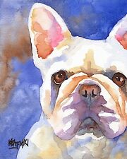 French Bulldog Art Print from Painting | Frenchie Gifts, Poster, Picture 8x10 picture