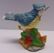 Vintage Porcelain Whitehall Society Blue Jay Bird Figurine 3