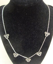 Judith Jack Disney Sterling Silver 925 Mickey Mouse Icon Head Marcasite Necklace picture