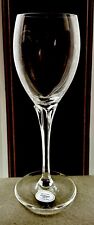 6 - Gorham Crystal Andante  Water Goblet Optic Petal Stem New in Box 8 3/8” Tall picture