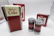 TableCraft Coca-Cola/Coke Napkin Dispenser/Holder, Salt & Pepper shakers BTR04 picture