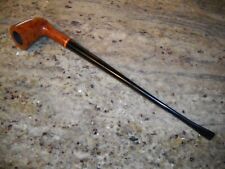 H.I.S. ITALIAN BRIAR CHURCHWARDEN TOBACCO PIPE. NEW WITHOUT BOX. 10.5