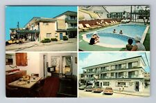 Wildwood NJ-New Jersey, Mokary's Sea Foam Motel, Advertisement Vintage Postcard picture