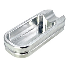 cigar ashtray oval - billet aluminum - outdoor -travel - CNC machined - polished picture