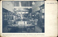 HJ Whitley largest jewlery store Pacific Coast  Los Angeles California c1905 UDB picture