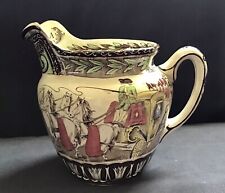 Antique / Early Buffalo Pottery 1907 Cinderella Fairy Tale Pitcher Jug picture
