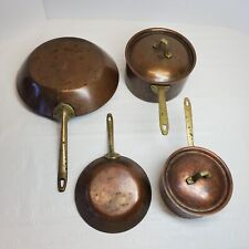Lot of Revere Ware Limited Edition 2 Pots with Lids 2 Pans Read Condition picture