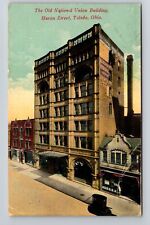 Toledo OH-Ohio, The Old National Union Building, Vintage Postcard picture