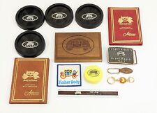 FISHER BODY Detroit Grand Rapids Vintage Lot Buckle Coasters Keychains picture