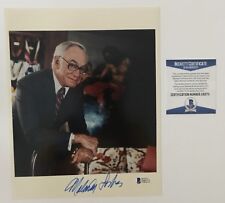 Malcolm Forbes Signed Autographed 8x10 Photo BAS Certified picture