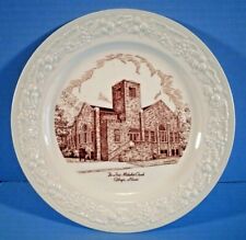 Gillespie Illinois First Methodist Church Collector Plate Homer Laughlin China picture