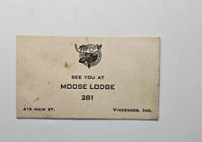 See You At Moose Lodge 281 Vintage Card picture