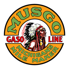 Musgo Gasoline OIL GAS sticker Vinyl Decal |10 Sizes with TRACKING  picture