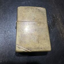 Zippo Lighter Commemorative 1932-1982 Solid Brass with Slashes picture